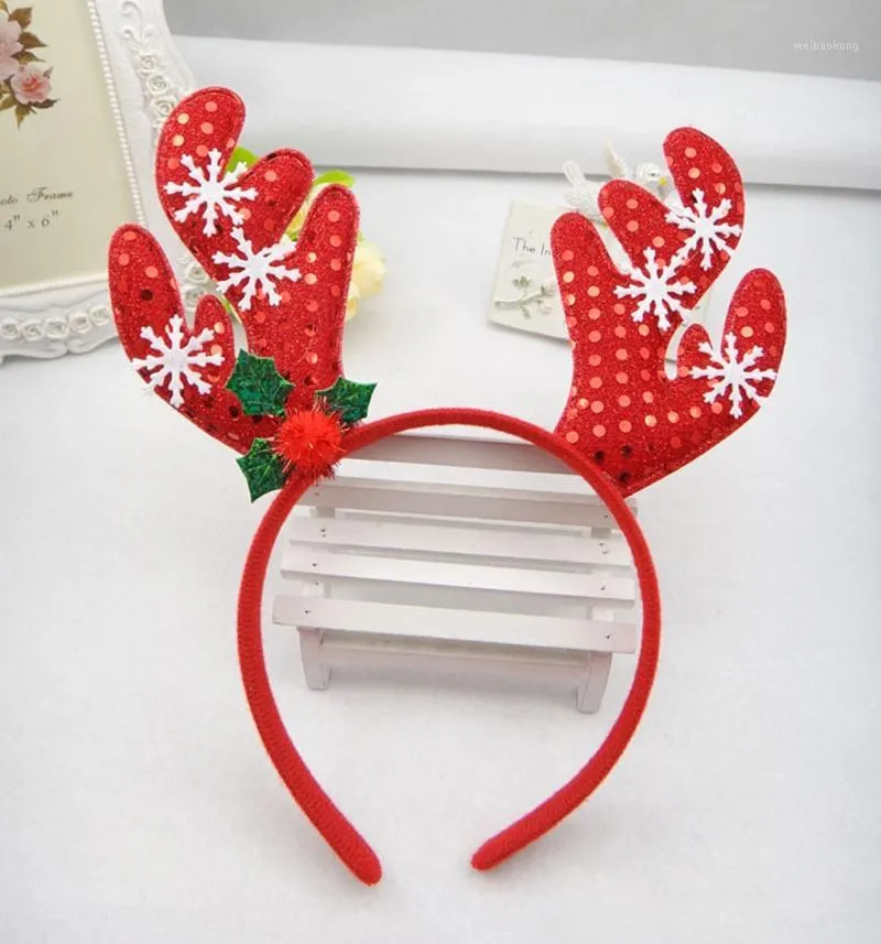 Red Reindeers Headbands Adult Kids Christmas Xmas Novelty Headband1