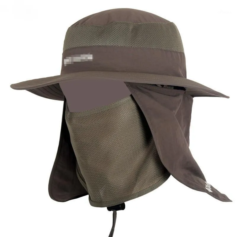 Cloches unissex pescador malha bucket chapéu de homem largo balancear chapéus de sol para camping flech tampo de galho mosquitos proteção a11