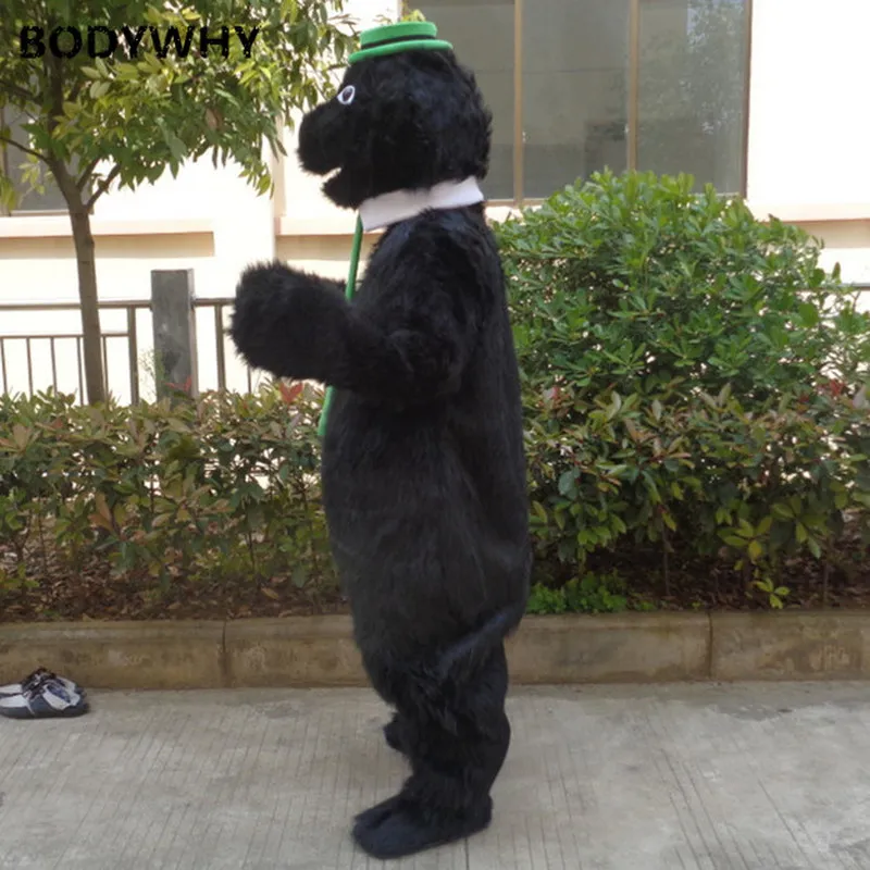 Костюмы талисмана 2020 черный медведь высокое качество ручной работы костюм талисмана костюм костюмы для вечеринки одежда одежда реклама рекламный карнавал