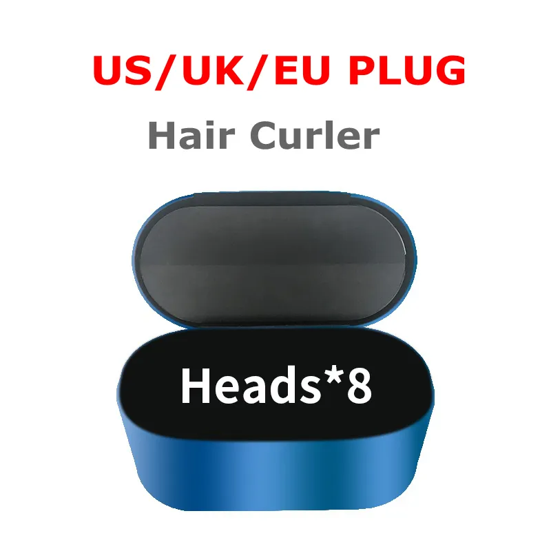 2021 Toppkvalitetshår Curler 8-heads Multi-Function Hair Styling Device Automatisk curlingjärn för normalt hår EU / Storbritannien / USA med presentförpackning