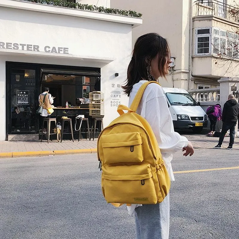 Compra Bolso De Escuela Mujer Viajes Chicas Adolescentes Mujeres Del Morral  De Bolsillo Multi Mochilas De Nylon Impermeable Nueva Mochila Barato |  Entrega Rápida Y Calidad | Es.Dhgate