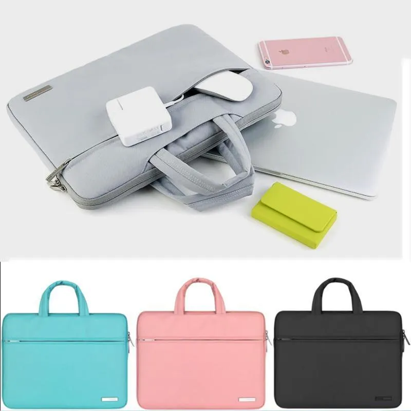 Aktentaschen Laptophülse für MacBook Air Pro 13 Retina Notebook-Tasche Frauen Männer 13,3 Zoll Case Cover Mac Dell Asus Lenovo HP Acer1