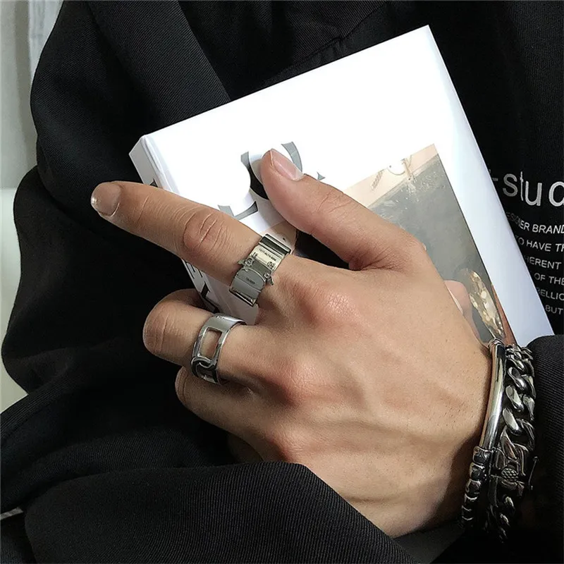 1017 ALYX 9SM リング ALYX 1017 9SM Stainless Steel Buckle Ring Smooth From