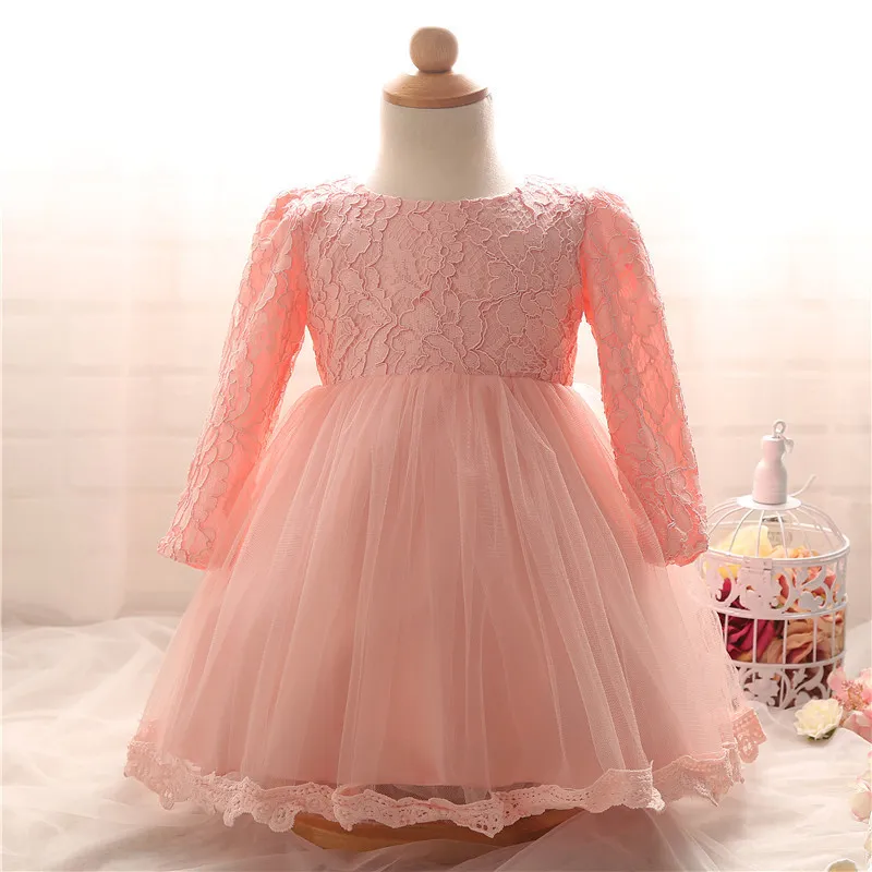chinese dress ladies Baby Girls Cute Children Wedding Dress Fantasy Princess Lace Dress Lon main image 0