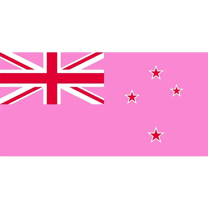 New Zealand Rainbow Flag 3x5 FT LGBT Pride Gay Banner 90x150cm Festival Party Gift 100D Polyester Indoor Outdoor Printed Flags and Banners