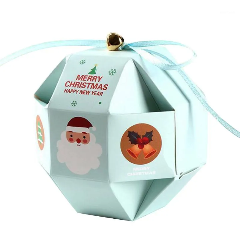 ギフトラップ10pcsクリスマススイートキャリアキャンディボックスパッケージングツリーパーティーUSJ991