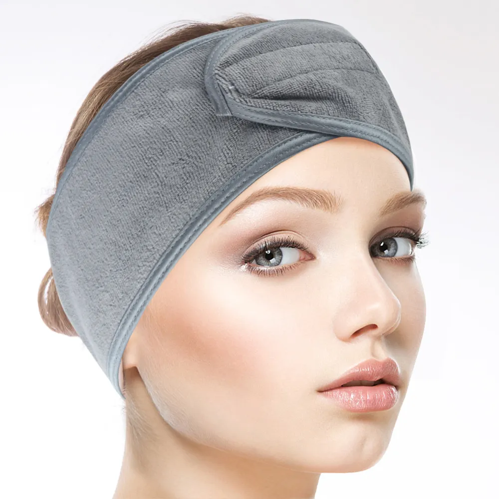 Sinland Microfiber Headband Women Fashion Soft Makeup Cosmetic Shower Sports Spa Yoga Girl Headband 3 Pieces Towel 201027