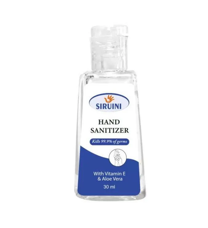 wholesale 2021 SIRUINI hand sanitizer Disposable Gel Hand Sanitizer Travel Mini Sanitizer 30ml 60ml Top Reselling Items