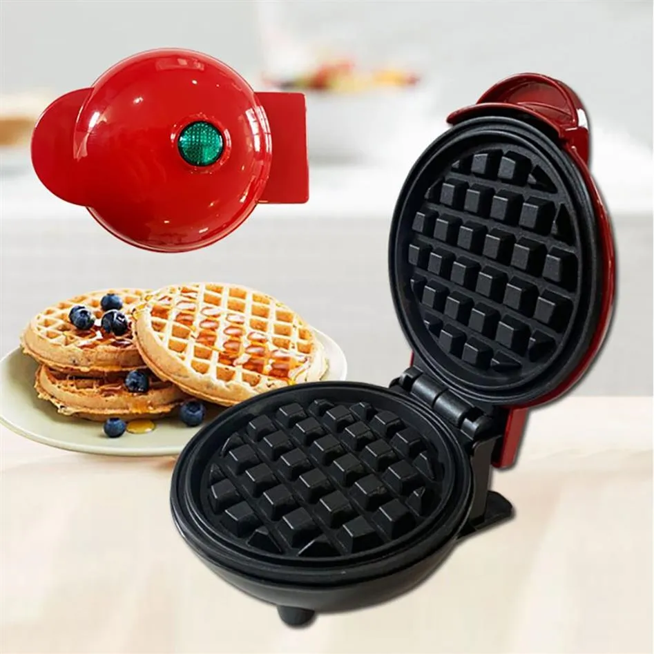 Household MIN MAKE WAFFLE Children Baking pan Machine Mini Waffle Maker new179R