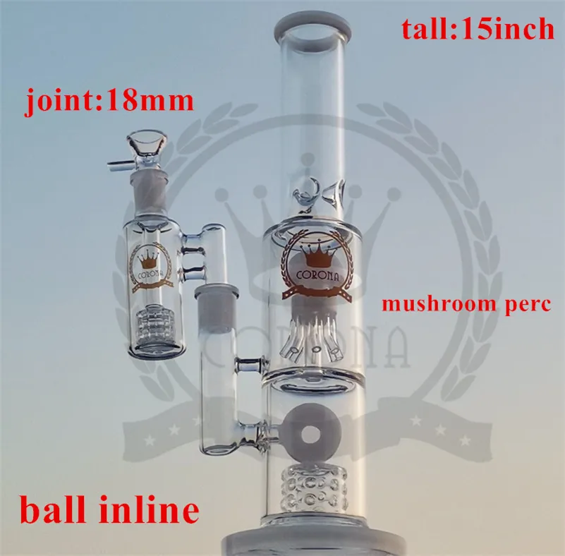 Rig Dab óleo Reciclador de vidro da tubulação de água Bongs com quartzo banger tigelas catcher