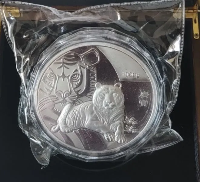 1000 г искусства и ремесел китайская серебряная монета серебро 99,99%
