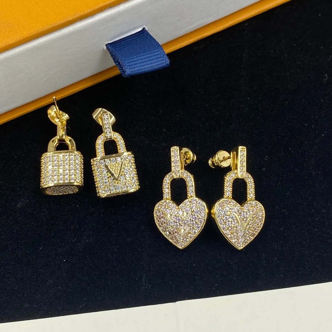 Hoop Gold Designer Ohrringe für Frau Original Brief Ohrringe Mode Paar Luxus Ohrring Schmuck Versorgung