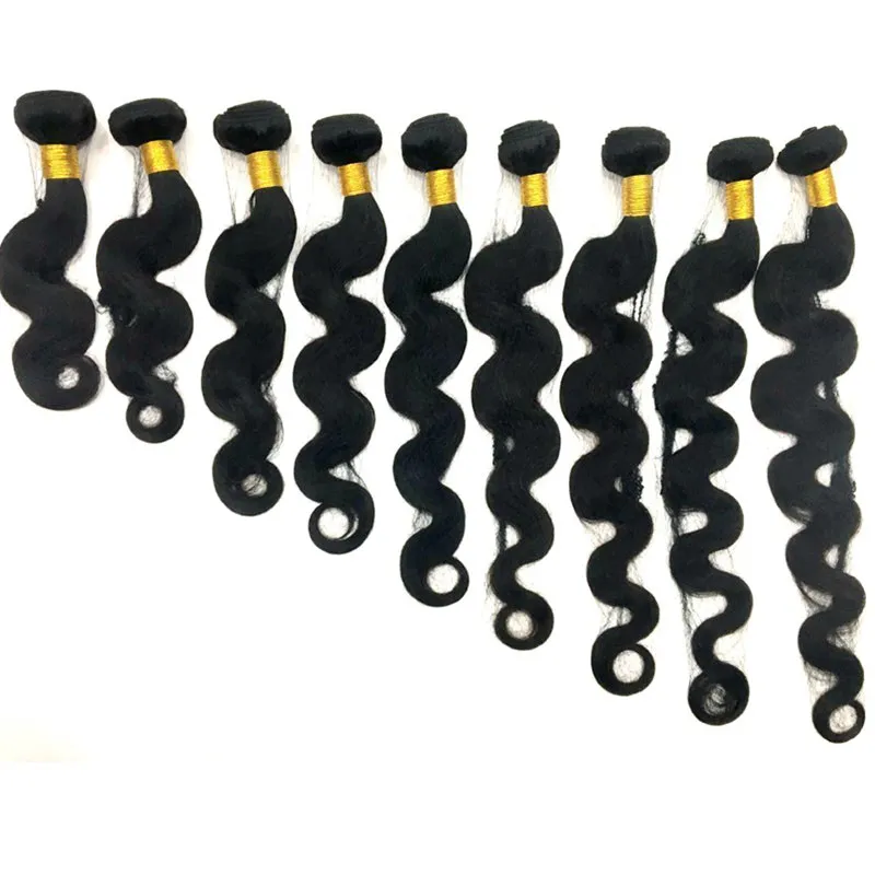 Virgin Brazilian hair bundles human hair weave body wave wefts 8-34inch Unprocessed Peruvian Malaysian Indian dyeable hair Extensions