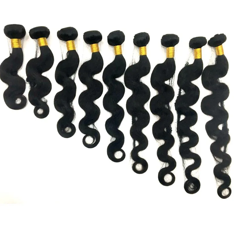 Virgin Brasilian Hair Bundles Human Hair Weave Body Waves Wefts 8-34Inch Obehandlat Peruvian Malaysian Indian Dysable Hair Extensions