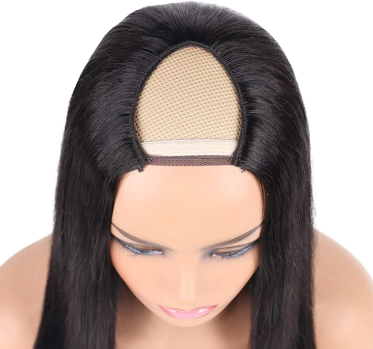 U part half deals wigs human hair
