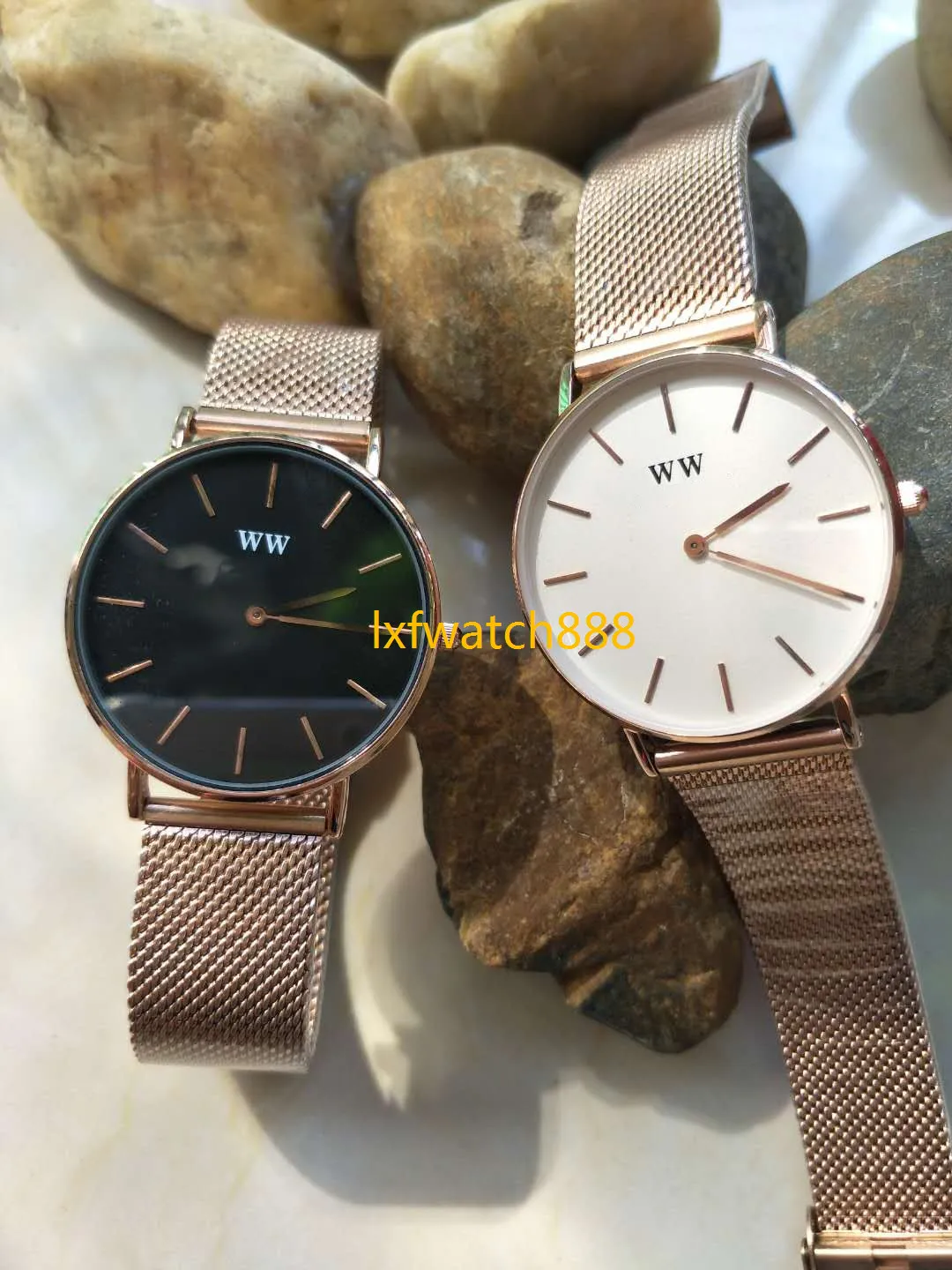 3A WW 고품질 DW 여자 시계 32mm 및 남자 시계 36mm 웰링턴 패션 쿼츠 손목 시계 다니엘 Acier inoxydable 손목 시계 몬트르 드 Luxe