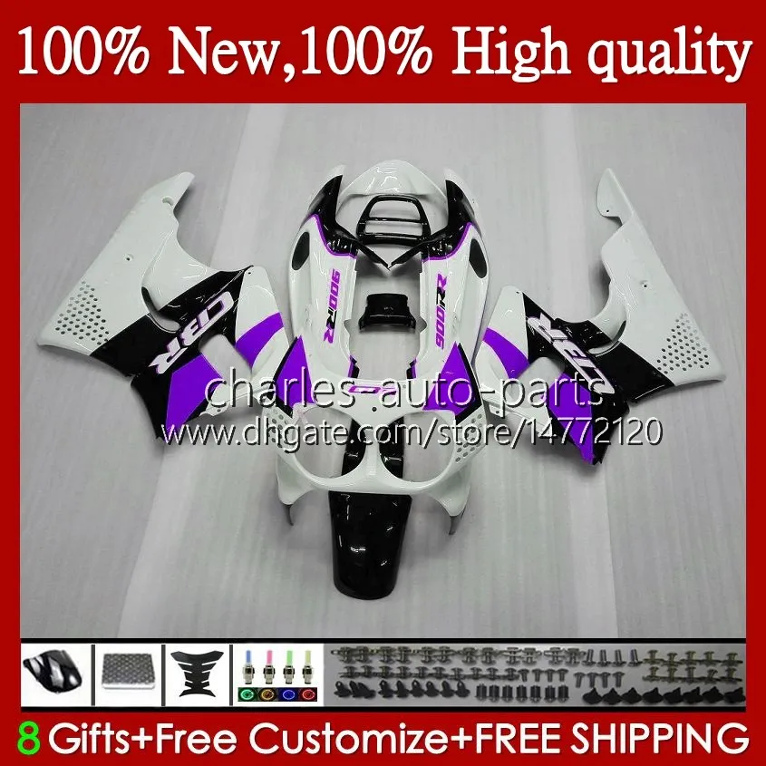 Body For HONDA CBR 893RR 900RR CBR900 CBR893 900 893 CC RR 95HC.151 purple white CBR900RR 1994 1995 1996 1997 CBR893RR 94 95 96 97 Fairings