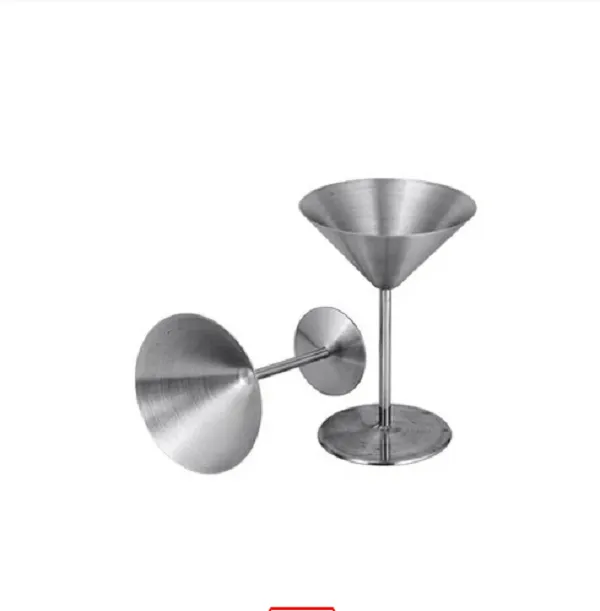 Cocktail Glass Cup Stainless Steel Wine Cup Hanap Wine Glass Martini Champagne Cup Goblet Bar Tools Mugs for Party Fashion