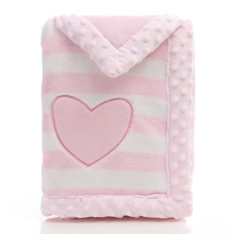 MOTOHOOD Fleece Baby Blanket Swaddling Bedding Newborn Thermal Soft Fleece Blanket Solid Bedding Set Cotton Quilt Infant Swaddle (3)