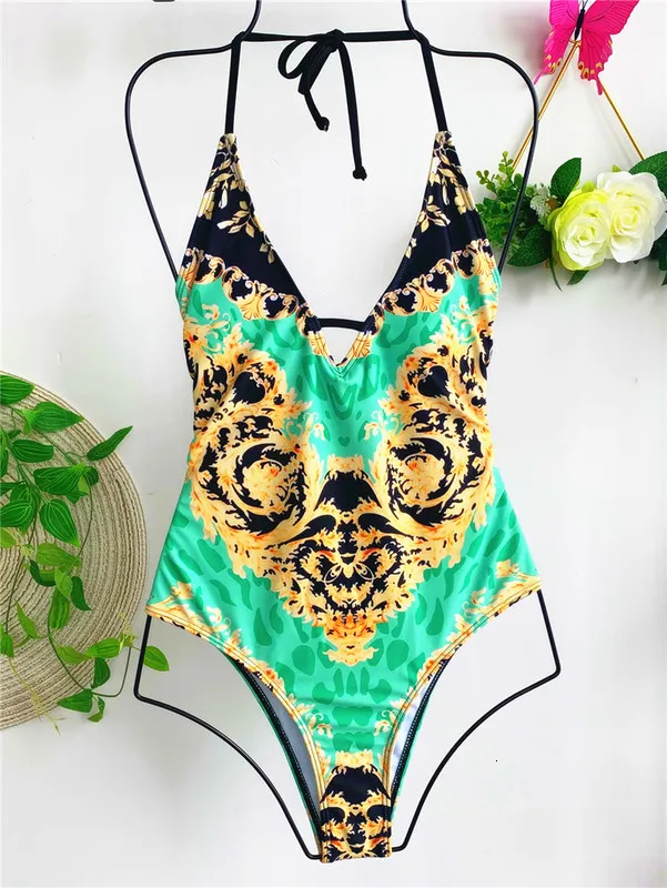 Bandage Designer Swimwear Padded Push Up Women`s One-piece Suits Outdoor Beach Swimming Travel Vacation Must Wear