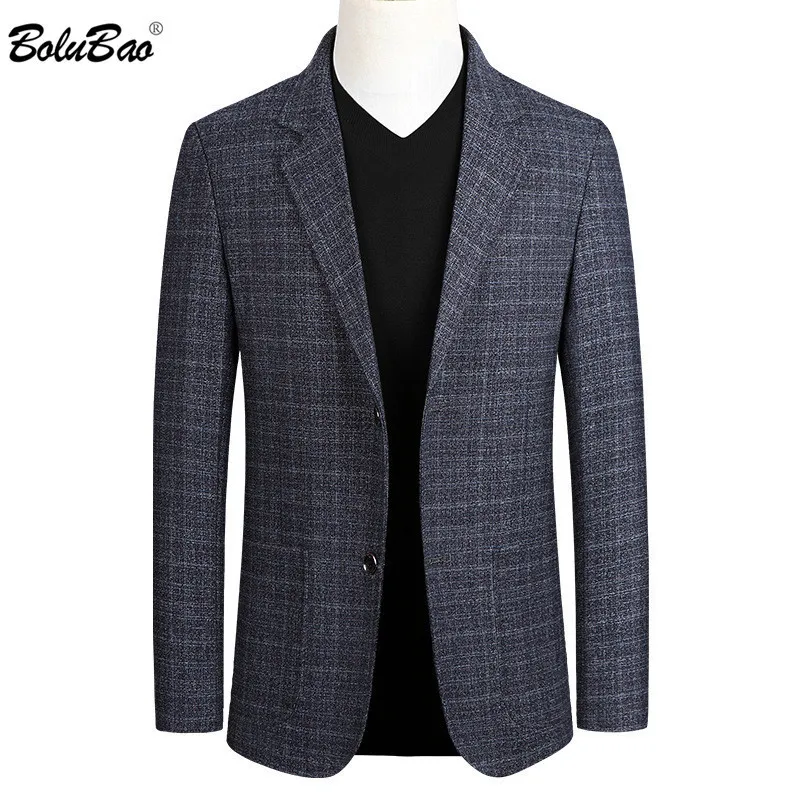 Boorubao Men Casual Blazers Trend Brand Китайский стиль мужской Slim Fit Wild Suit Fashion Business платье Blazer Meen LJ201103