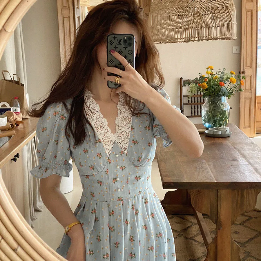 Vintage floral dress hotsell