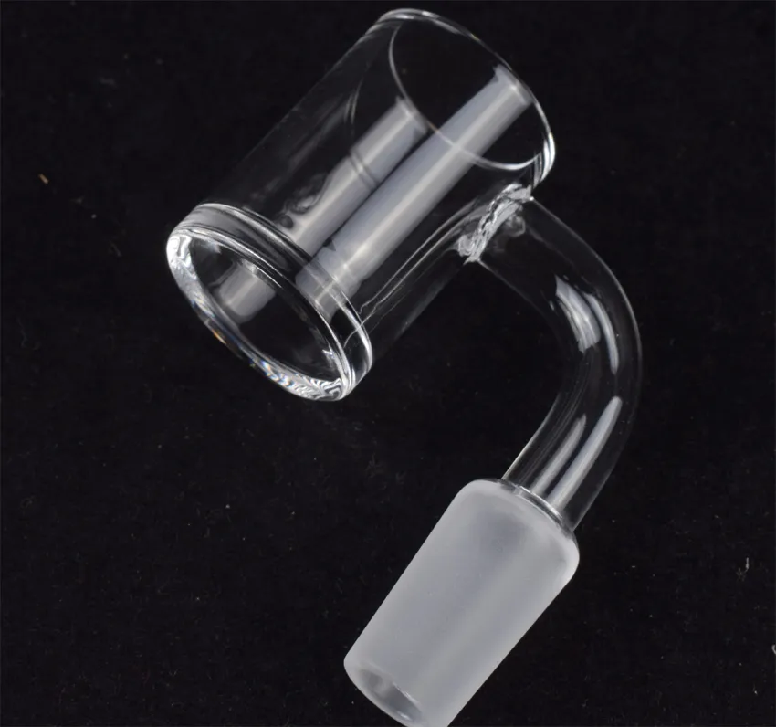 Högkvalitativ XL Flat Top Quartz Banger Nail med 5 mm tjock botten Kupollös kvartsspik för glas Vattenpipa Bongs