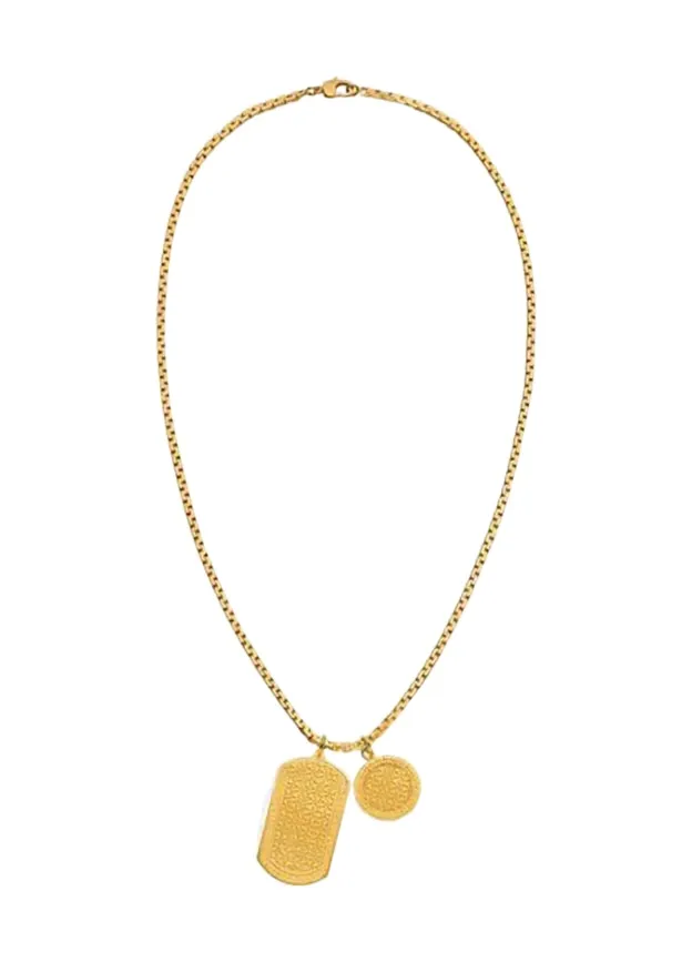 Mode gouden dubbele ketting voor dames dames heren feest bruiloft liefhebbers cadeau verlovingspaar sieraden met doos