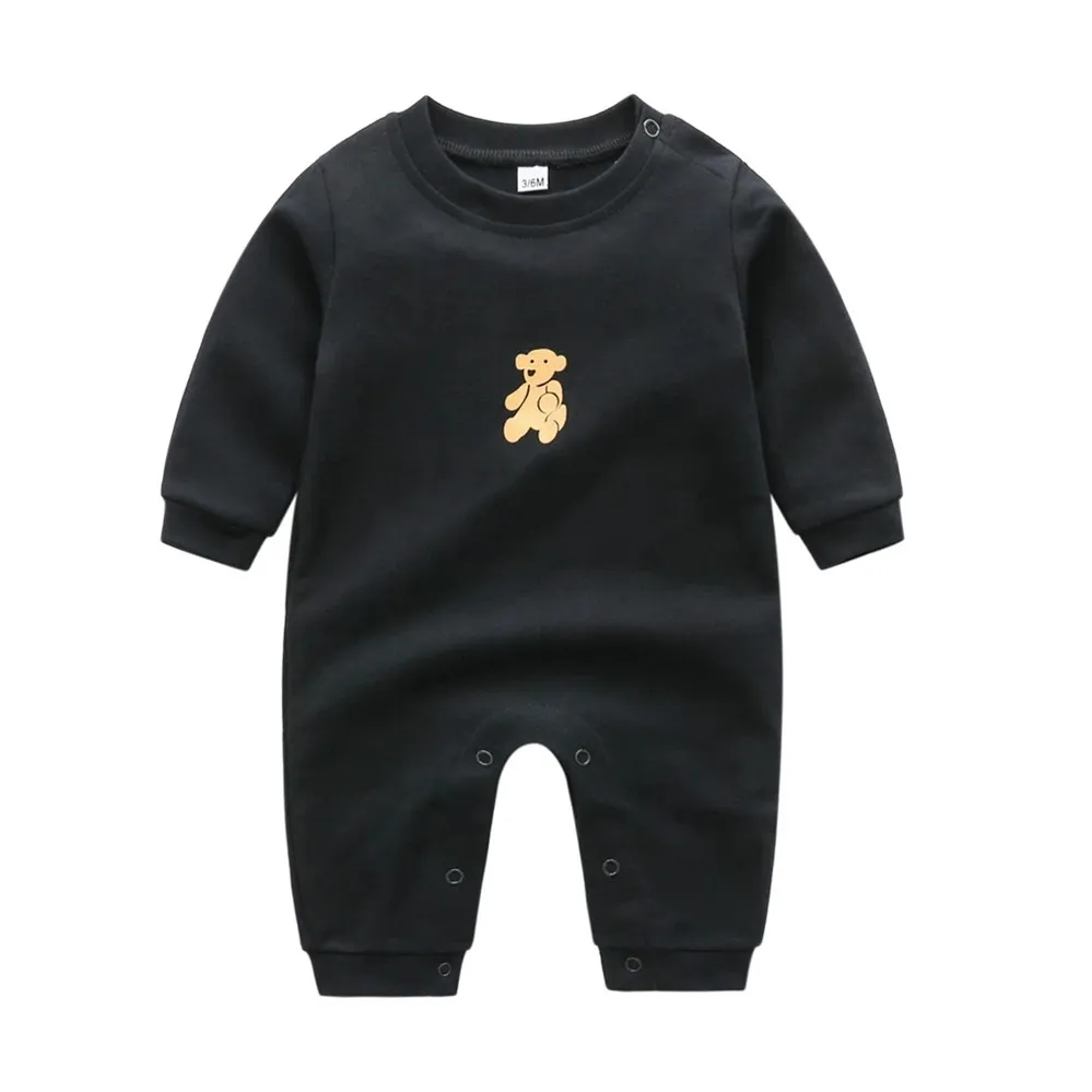 Nyfödd Baby bomull Romper 0-2Y Rompers Toddle Baby Body Retail Barn Jumpsuit Kläder