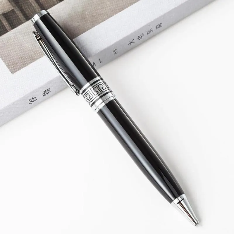 Tükenmez Kalemler Klasik Tasarım Varış Lüks Tam Metal Kalem Ofis İş Erkekler İmza Yazma Satın 2 Hediye Gönder