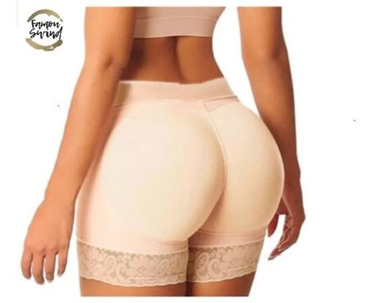 Plus Size Women Butt Booty Lifter Bum Lift Byxor Buttocks Enhancer BoysHorts Briefs Säkerhet Korta Byxor