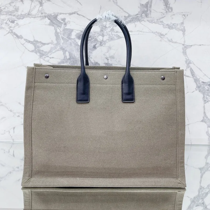 Handbags Beach Bag Canvas Bags Letter Printing Fastener Inner Zipper Fashion High-Capacity Shopping