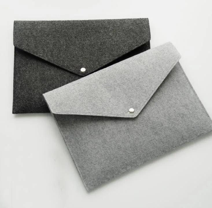 File Folder Felt Holder Documents Envelope Luxury Office Durable Briefcase Document Bag Paper Portfolio Case Letter Envelopes A4 Folders SN4089