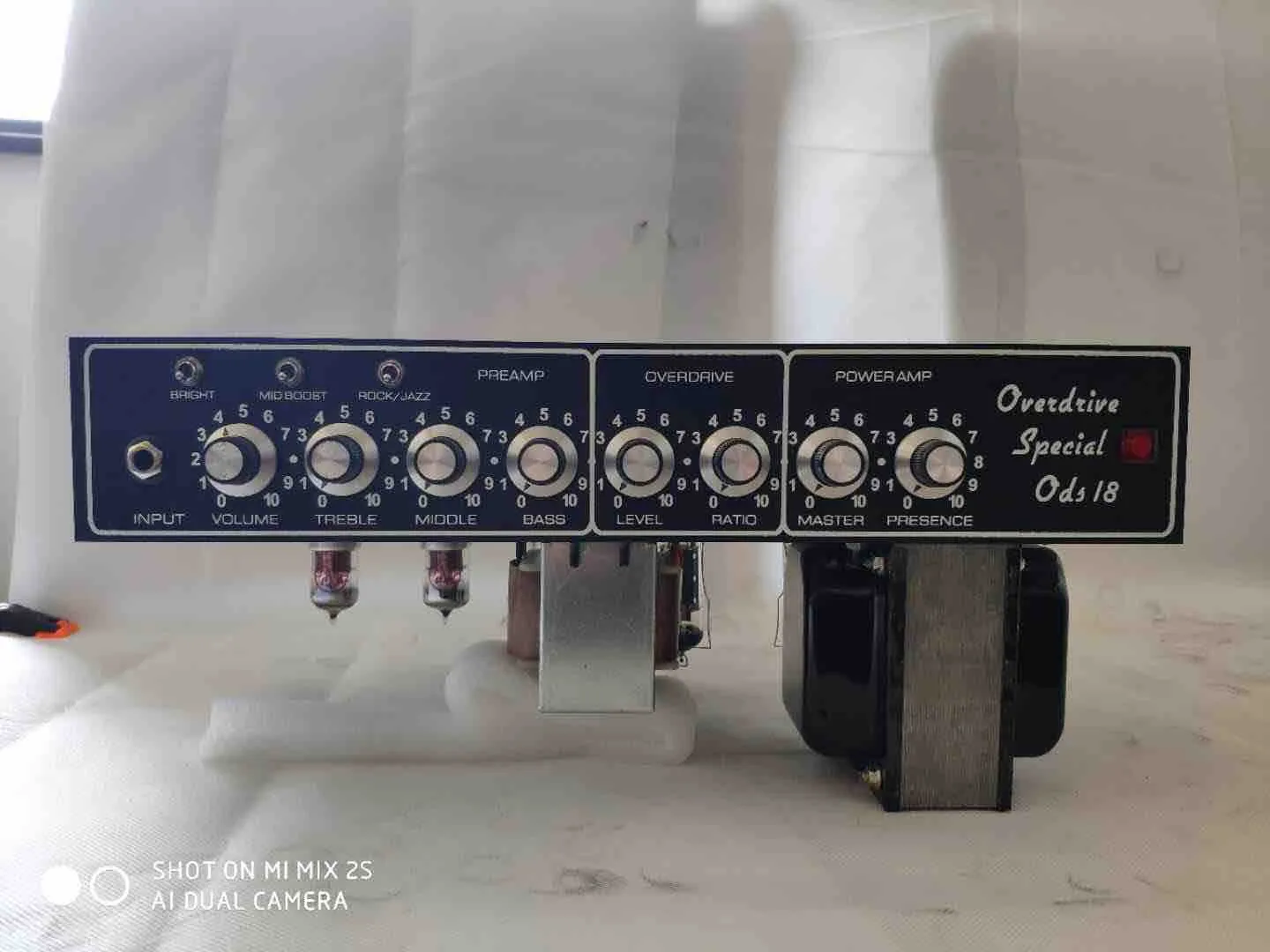ODS 20W Custom Handcrafted Guitar Amp Chassis JJ Tubes, 2x6V6, 3x12AX7 Preamp, Effects Loop From