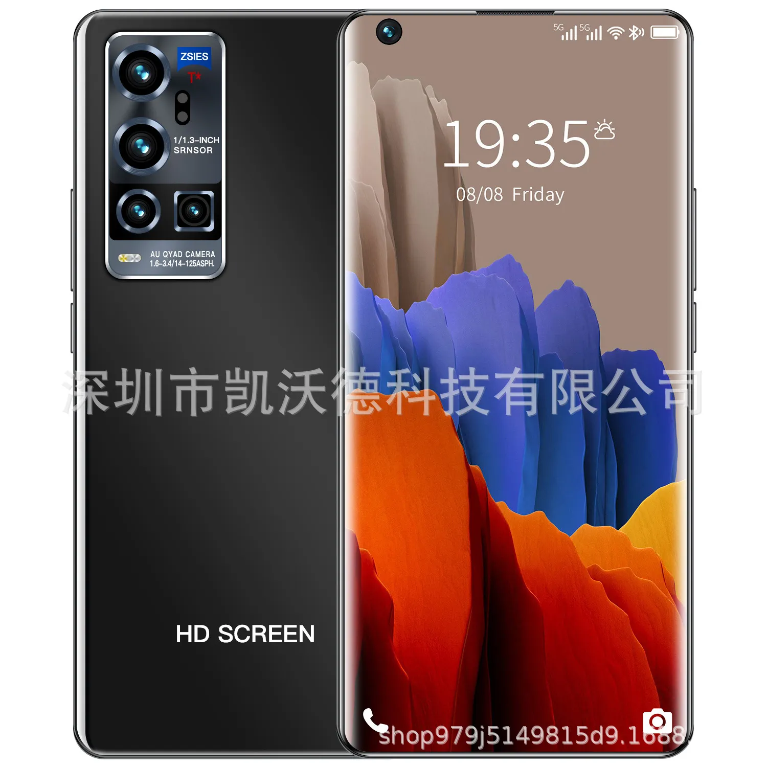 New In 2022 Popular Low-Cost Smart Phone X70pro Cross-Border E-Commerce 7.5-Inch Full Screen 1.8G Perforated Large Screen Wishfree Delivery