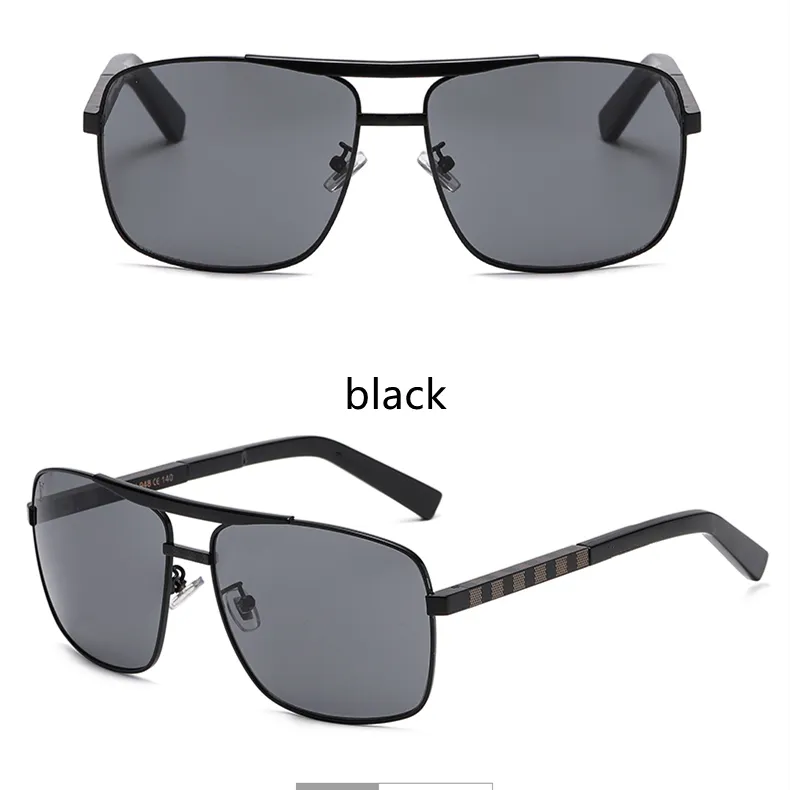 948 Fashion Sunglasses toswrdpar Eyewear Sun Glasses Designer Mens Womens Brown Cases Black Metal Frame Dark 50mm Lenses For beach