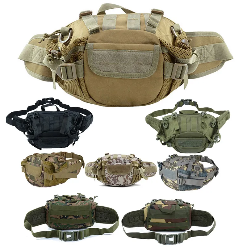 야외 스포츠 전술 위장 허리 가방 패니 팩 하이킹 versipack running waistpack no11-405