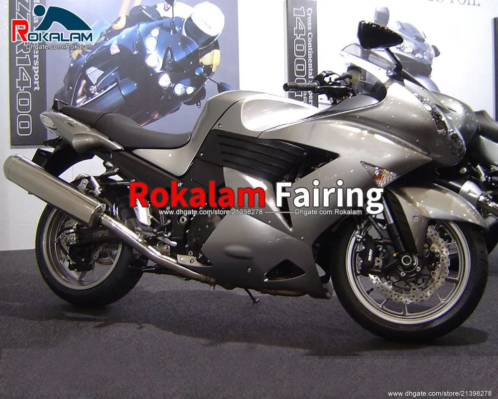 Kawasaki Ninja 2006 2008 2008 ZX14R ZX 14R 스트리트 자전거 바디 커버 공정 2009 2010 2010 2010 년 코어링 키트 (사출 성형)