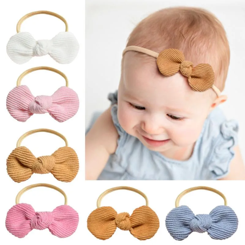 2020 New Christmas Baby Girls Bowknot Hair Scrunchies Princess Hair Rope Elastic Rubber Bands Babies Headband Accessories