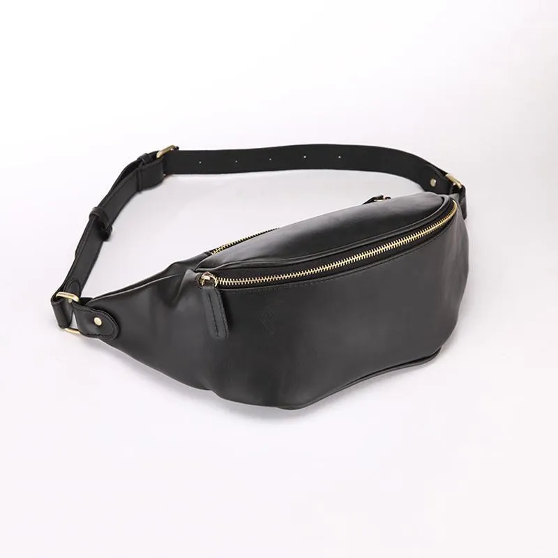 Taillezakken riemtas voor vrouwen unisex pack Handige waterdichte heuveltjes lederen lederen borst banaan vrouwelijke heup bum bags1