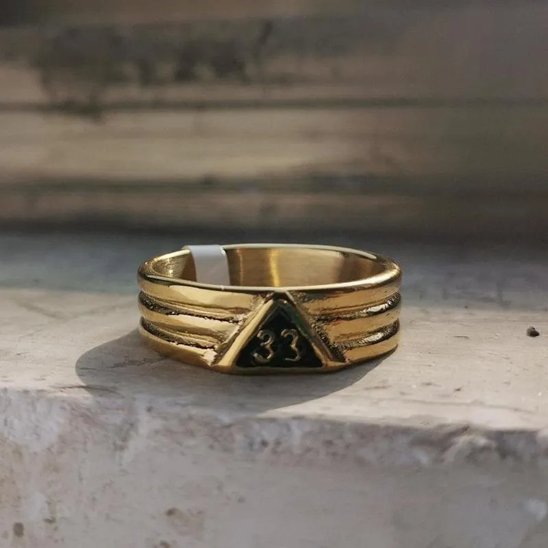 Mens masonic sales wedding bands