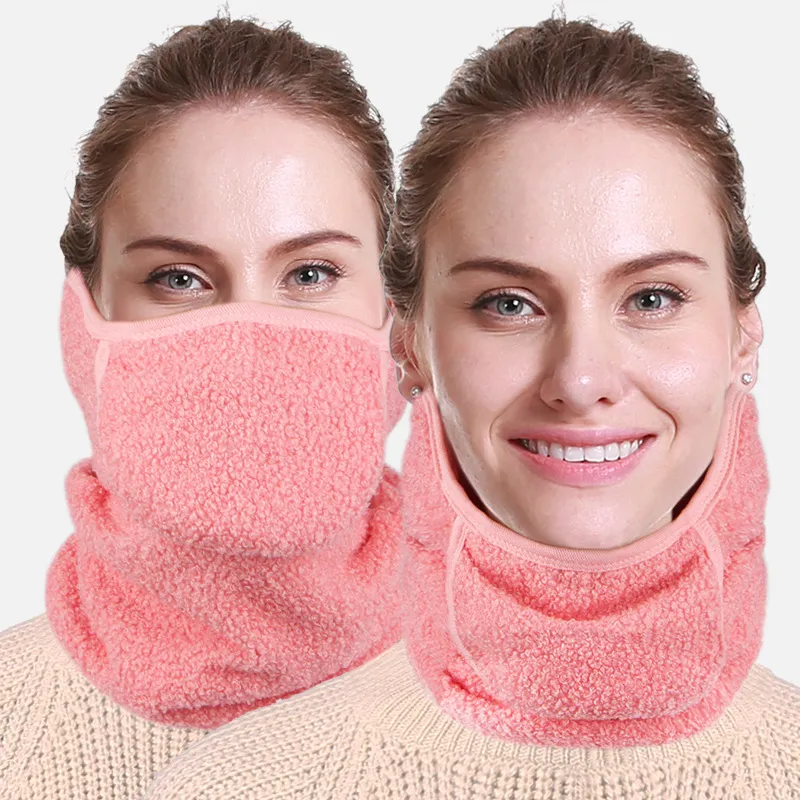 Winter Warm Scarf Fleece Earmuffs Riding Ski Snowboard Half Face Scarf Mouth And Nose Face Coverswashable And Reusable masker FY9234