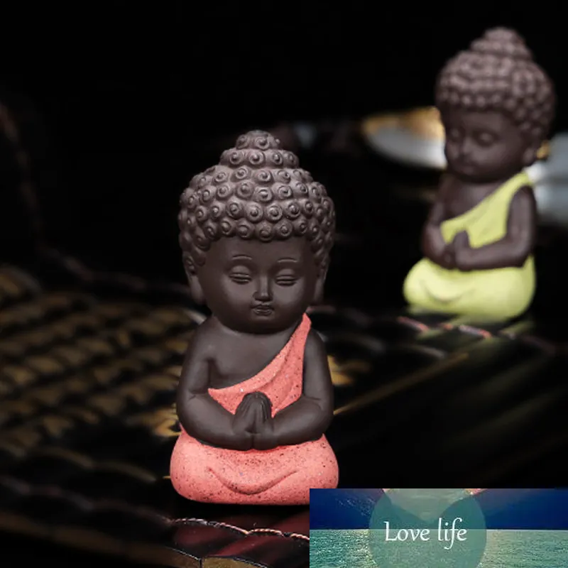 小さな仏像僧侶置物インド曼荼羅茶セラミック工芸家の装飾装飾品 