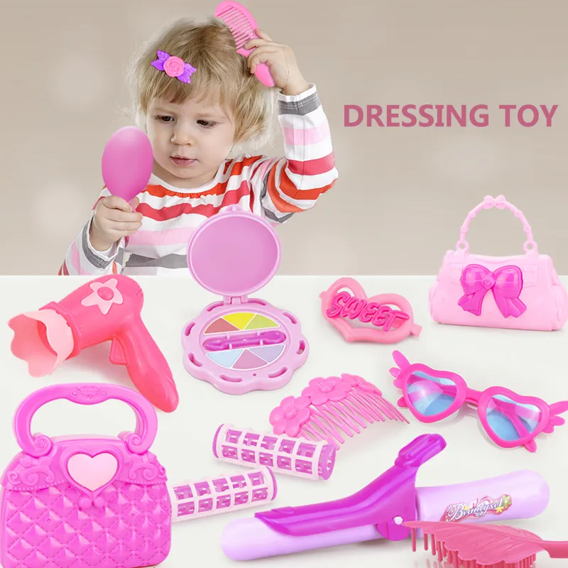 Pretend Play Toy Kids Make Up Set Princess Pink Makeup Beauty