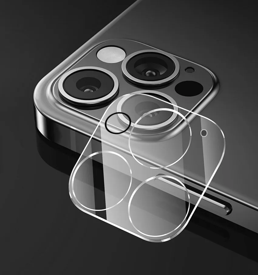 3 Pezzi Protezione Fotocamera In Vetro Temperato 9H Per IPhone 12 Pro - Anti Graffio E Impronte - 3