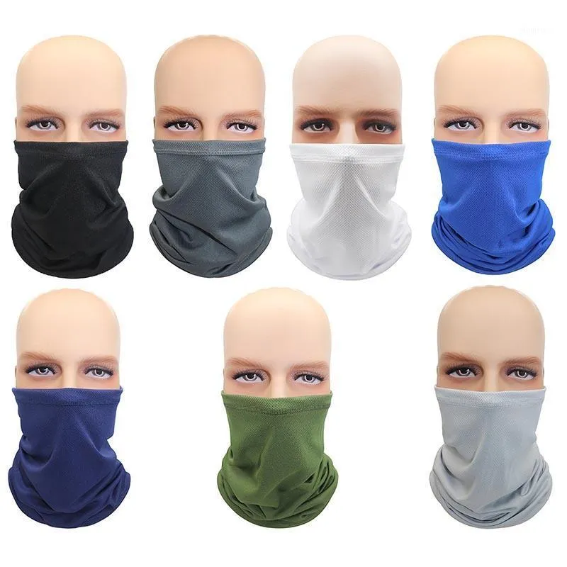 Moda ao ar livre à prova de poeira esporte bandana cachecol pescoço aquecedor caminhadas ciclismo rosto cabeça envoltório capa para homem mulheres máscaras