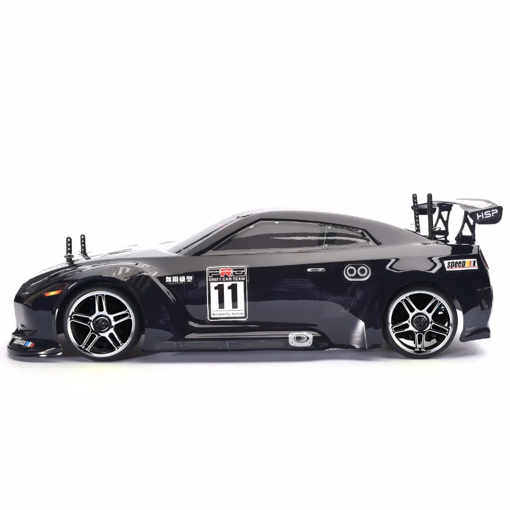 HSP Racing RC Drift Car 4WD 1:10 Electric Power On Road RC Car 94123 Flyingfish 4x4 Fordon High Speed ​​Hobby Remote Control Car