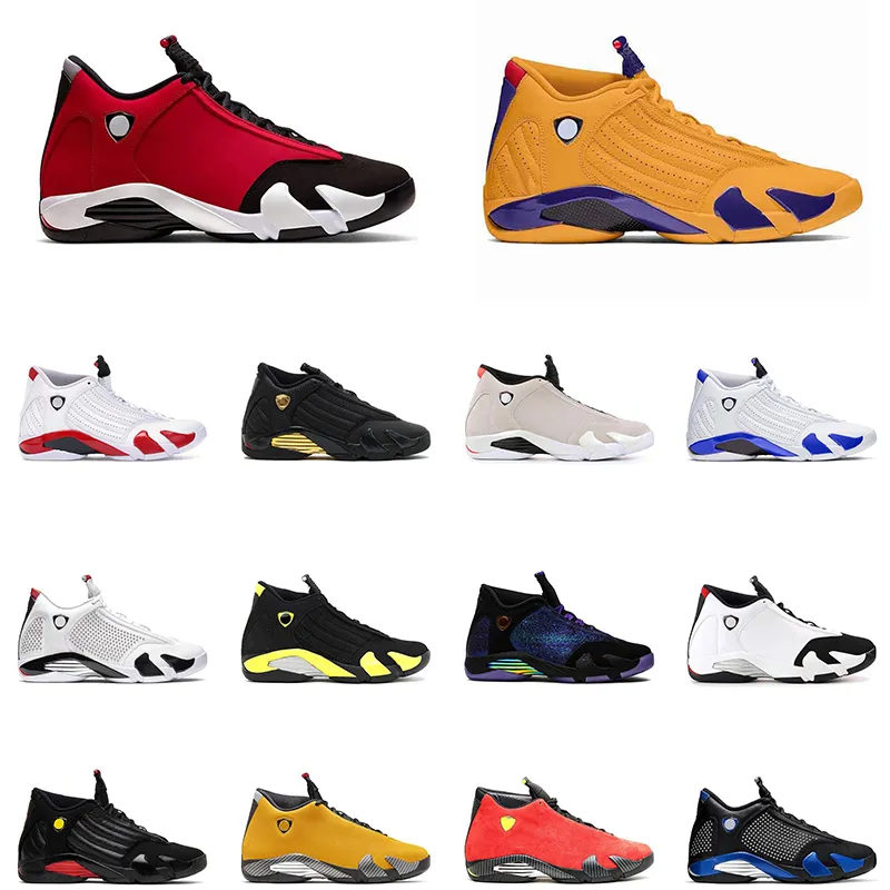 XIV 14 Hommes Chaussures de basket-ball 14s University Gold Hyper Royale Gym Rouge Doernbecher Candy Cane Last Shot Mens Trainer Sports Sneakers