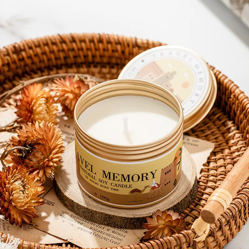 Custom Scented Soy Wax Jar Candles for Home Aromatherapy Lavender ...
