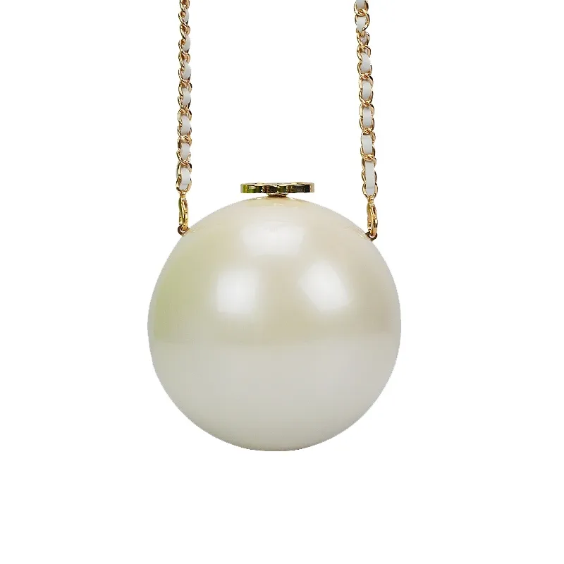 Sac de soirée en forme de boule de perles dames sac à main femmes rondes sacs de mariage d'épaule Y201224